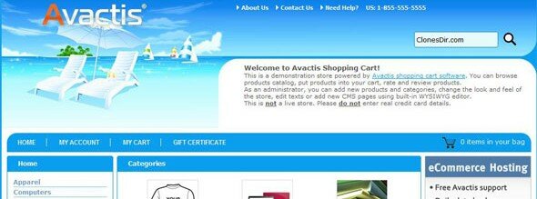 Avactis Shopping Cart Script